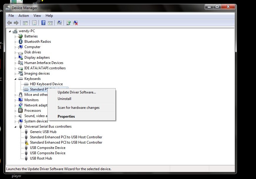 Opening Device Manager